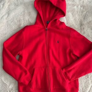 Polo by Ralph Lauren Kids Red Full-Zip Hoodie